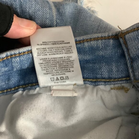 EXPRESS Denim Jean Distressed Slim Stretch Shorts Men Size 30 Pockets Stretch - Picture 10 of 10